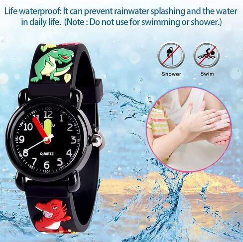 ATIMO 3D Cartoon Waterproof Watch for Boys Girls Age 3-8, Gifts for Kids in Kuwait
