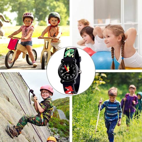 ATIMO 3D Cartoon Waterproof Watch for Boys Girls Age 3-8, Gifts for Kids in Kuwait