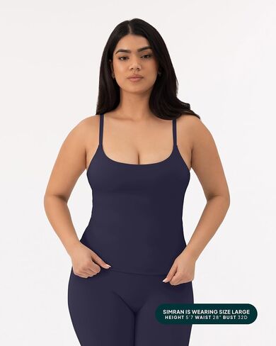 Pavoi Active Yoga Tank Top مع صدرية مدمجة للنساء - الدعم المتوسط ​​رف الجرف برا برا ناعم. in Saudi Arabia
