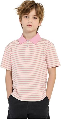Cozypoin Kids Boys Girls T Shirt Polo School School Uniform قمصان قصيرة الأكمام القمصان الصيفية in Kuwait