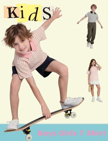 Cozypoin Kids Boys Girls T Shirt Polo School School Uniform قمصان قصيرة الأكمام القمصان الصيفية in Kuwait