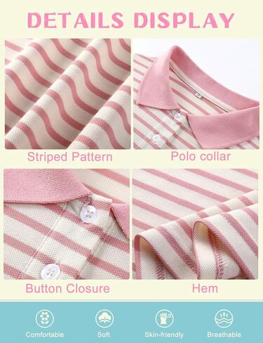 Cozypoin Kids Boys Girls T Shirt Polo School School Uniform قمصان قصيرة الأكمام القمصان الصيفية in Kuwait