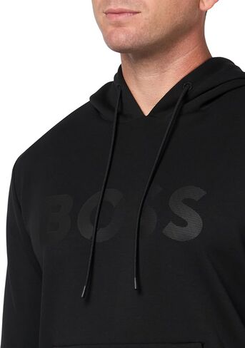 BOSS Men's Shade Embossed Logo Hooded Sweatshirt in Saudi Arabia