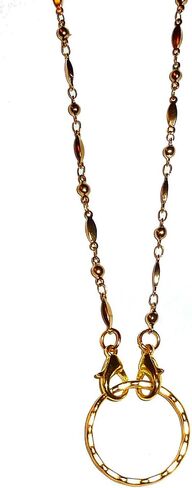 Hidden Hollow Beads Chain Women's Eyeglass Holder 28" Stainless Steel Chain Lanyard accessory Eyewear Sunglasses Cord leash in Kuwait
