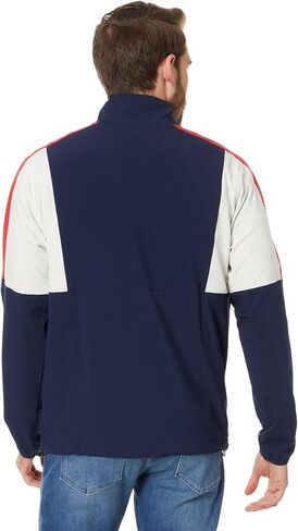 U.S. POLO ASSN. Men's USPA Stretch Woven Cut Panel Full Zip Jacket in Saudi Arabia