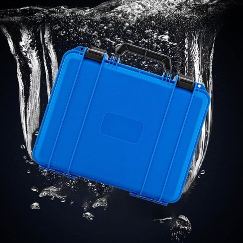12-slot Watch Display Case, Watch Carry Organizer, Travel Storage Protection Shockproof Pressure, Travel & Storage Watch Case for Men, Watch Enthusiasts, Collectors, Space Saving (Blue) in Saudi Arabia
