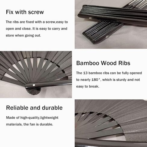 Boots on The Ground Fan,Large Holographic Folding Hand Fan, Clap Fans For Line Dancing,Foldable Craft Holding Laser Colors Hand Fan,Party,Dance Enthusiasts Gift (Mixed 4Pcs) in Saudi Arabia