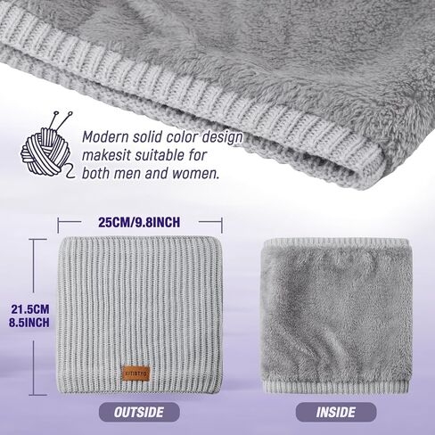 Winter Neck Gaiters & Ski Mask,Winter Fleece Neck Warmer Face for Men &Women Windproof Gift in Saudi Arabia