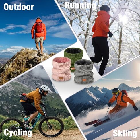 Winter Neck Gaiters & Ski Mask,Winter Fleece Neck Warmer Face for Men &Women Windproof Gift in Saudi Arabia
