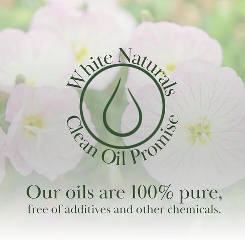 White Naturals Evening Primrose Carrier Oil – 100% Pure & Cold-Pressed, Lightweight & Nourishing Oil for Skin Care, Hair Care & DIY Beauty, 4oz in Kuwait