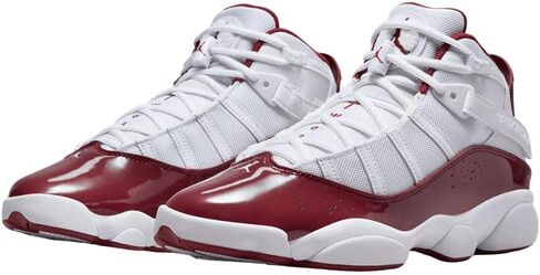 Jordan Mens 6 Rings White/Team Red in Saudi Arabia