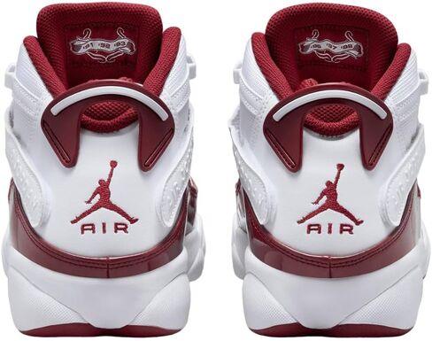Jordan Mens 6 Rings White/Team Red in Saudi Arabia