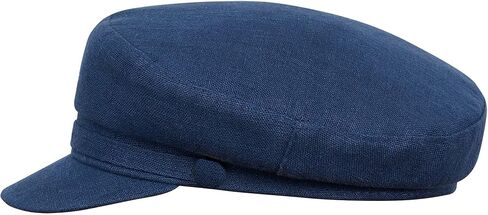Sterkowski Pireus 100 ٪ Linen Breton Cap للرجال والنساء - غطاء بحار مترجّي تقليدي in Kuwait