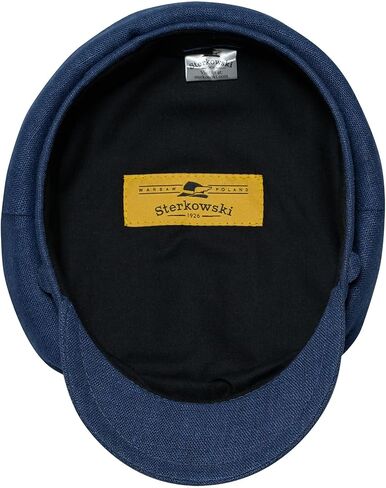 Sterkowski Pireus 100 ٪ Linen Breton Cap للرجال والنساء - غطاء بحار مترجّي تقليدي in Kuwait