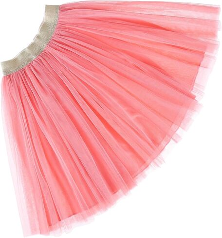 Toddler Baby Girl's Tutu A Line Knee Length Tulle Layered Long Party Skirt for Little Big Girls 1T-16T in Kuwait