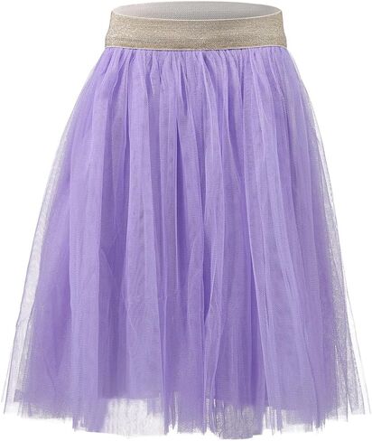 Toddler Baby Girl's Tutu A Line Knee Length Tulle Layered Long Party Skirt for Little Big Girls 1T-16T in Saudi Arabia