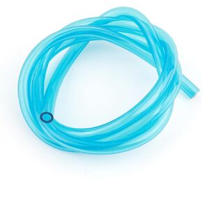 ID 5mm x OD 8mm Motorcycle Fuel Line Hose,Flexible Fuel Hose with Anti-aging PVC for Fuels Gas Transportation,Professional Gas Line Hoses for Motorcycle Petrol Diesel System (Blue)