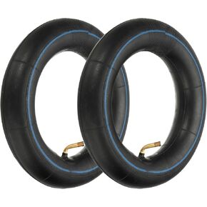 PATIKIL 10x2.50 Butyl Inner Tube, 2 Pack Thicker Butyl Rubber Tire Tube with 45° Bent Valve Stem for 10 Inch Electric Scooters and Mini Bikes Inner Tube Replacement