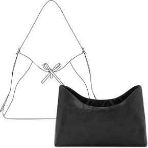 Handbag Organizer Insert for LV CarryAll Cargo Vibe PM, Custom Fit Inside Premium Matte Black Lightweight WaterResistant Purse Insert with Cup Holder Accessories