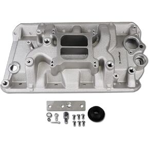 7531 air gap Intake Manifold Aluminum Dual Plane Compatible with AMC 1970-1979 304 360 401 V8 Engine