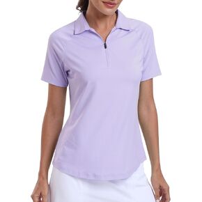 Women's Golf Polo Shirts Short Sleeve Moisture Wicking Golf Apparel Lady Golf Tops