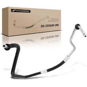 A-Premium Automatic Transmission Oil Cooler Line Hose Assembly Compatible with Chevrolet Express 2500 Express 3500 1996-2002 GMC Savana 1500 2500 3500