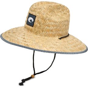 Costa Del Mar Mens Costa Straw Hat, Shark, One Size Grey