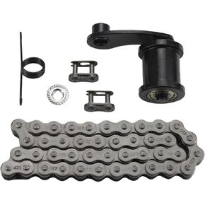 Mini Bike Chain Roller مع 420 سلسلة 42L رابط متوافق مع CT200U CT200U-EX BT200X Trailmaster MB200 196CC 6.5HP Massimo MB165 MB200