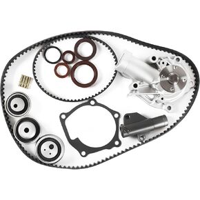 MR994968 Timing Belt Kit with Water Pump Fits for 2006-2007 Eclipse 2.4L, for 2005-2006 Galant/Lancer/Outlander 2.4L Replacement OE MR984778, MR984375, MN137247, MD352473, 1300A066, TCKWP332
