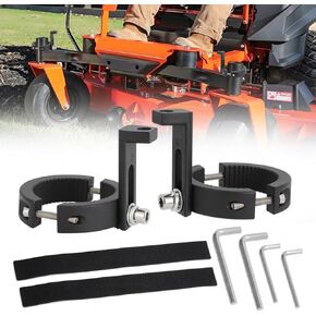 Autovic 1 Pair Mower Light Pod Mounts Aluminium قابلة للتعديل مصابيح الأمامية قوسين لشراء Bad Boy ZT Elite stihl RZ Zero Turn S-Napper 360Z جزازة