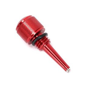 1pcs 55201 Red Magnetic Oil Dipstick M18-2.5 Thread with Washer Compatible with Yamaha EF2000iS EF1000iS,Compatible with Powerhorse 42411