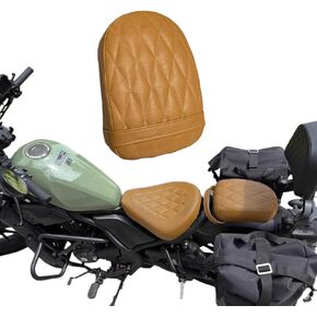 مقعد الراكب ل Honda Rebel CMX300 CMX500 ، مجموعة المقعد الخلفي للمتمردين 300 500 ملحقات الدراجات النارية (2017-2024)