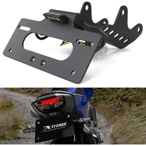 Xitomer Fit for MT-09 Fender Eliminator Fit for FZ09 2025-2024 Tail Tidy with LED License Plate Light, License Plate Holder