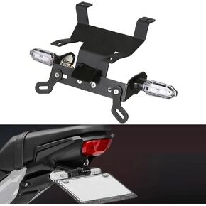 License Plate Holder Rear Fender Eliminator Tail Tidy LED Indicator Turn Signal Blinker Kit Compatible with CB300R CB250R CB150R 2018-2024