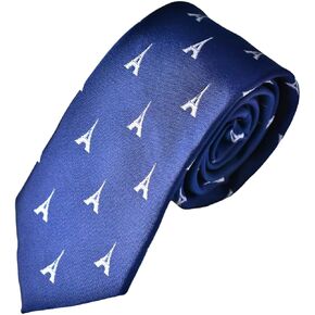 France Eiffel Tower Paris Necktie - Gift for Men and Frenchmen