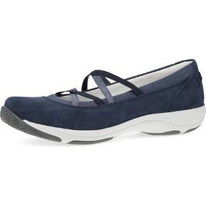 Dansko Harper Women's Slip-On Mary Jane Sneaker - Elasticized Straps, Removable Footbed, Arch Support, Comfortable & Stylish Travel Sneaker
