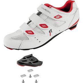 CyclingDeal Bicycle Road Bike Universal Cleat Mount Men's Cycling Shoes with 9-Degree Floating Look ARC Delta Compatible Cleats Compatible with Peloton Indoor Bikes Pedals