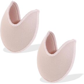 2pcs Soft Ballet Toe Pads Foot Care Toe 3.54 x 3.15inch High Heels Toe Caps Toe Pads for Pointe Shoes,Forefoot Wrap Pads for Women Girls,Half Pads, Sponge Insoles