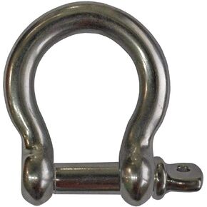 MarineNow 316 Stainless Steel Bow Shackle for Anchor, Towing, Off Road Recovery