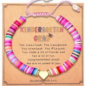 Preschool Graduation Gift Big Sister Bracelet Made of Soft Ceramic with Adjustable Size Graduation Decorations 2025 Bracelet Beautifully Shaped Celebrates Preschool Pre K Graduations Gifts