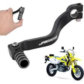 دراجة نارية ترس رافعة طي دواسة الحمل CNC لـ DRZ400 DRZ400S DRZ400SM DRZ400E 2000-2023 دراجة ترابية أسود