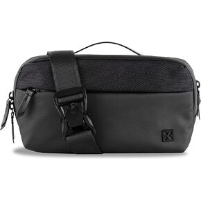 حقيبة حبال عديمة الرائحة مع تقنية X-Flow ، Crossbody السفر ، نايلون سروالورا 1680D ، تخزين عشب سري