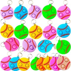 20 Packs bulk Mini Pop Keychain fidgets Bubble Classroom Students gifts Teacher, hoilday Party Favors