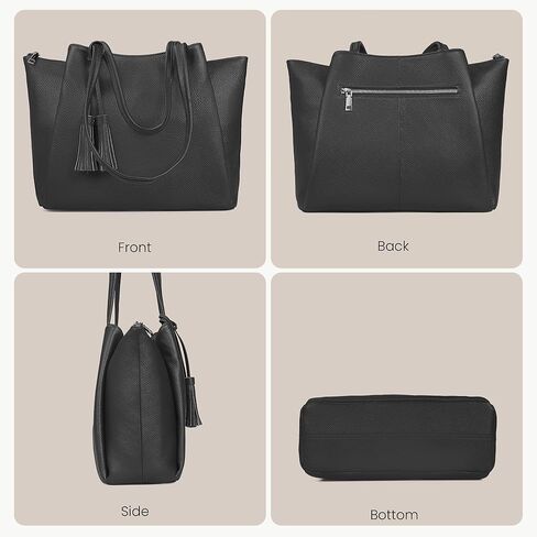 حقيبة حمل جلدية حقيقية من أجل النساء ، حقائب الكمبيوتر المحمول للنساء حقائب الكتف مع حقائب اليد مقصورات in Kuwait