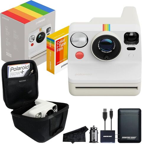 Polaroid Originals Now I-Type Instant Camera with 16 Color Film Photos and Signature Series Case (Gen 3 + Case Bundle, Teal) in Saudi Arabia