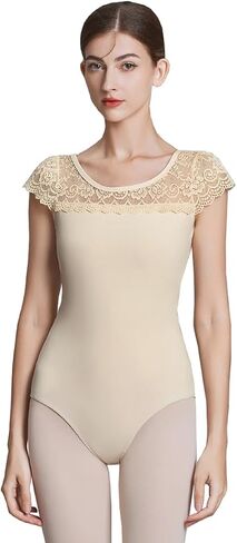 Women's Short Sleeve Leotards Ballet Dance for Adult Yoga in Kuwait
