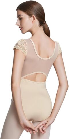 Women's Short Sleeve Leotards Ballet Dance for Adult Yoga in Kuwait