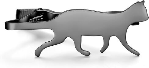 STJARNA Unique Tie Clip Cat Stainless Steel Tie Bar Personalized Gift for Men in Saudi Arabia