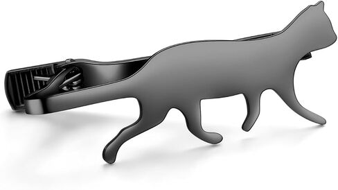 STJARNA Unique Tie Clip Cat Stainless Steel Tie Bar Personalized Gift for Men in Saudi Arabia