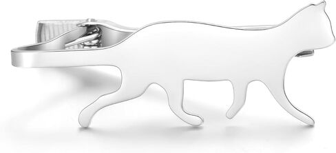 STJARNA Unique Tie Clip Cat Stainless Steel Tie Bar Personalized Gift for Men in Saudi Arabia